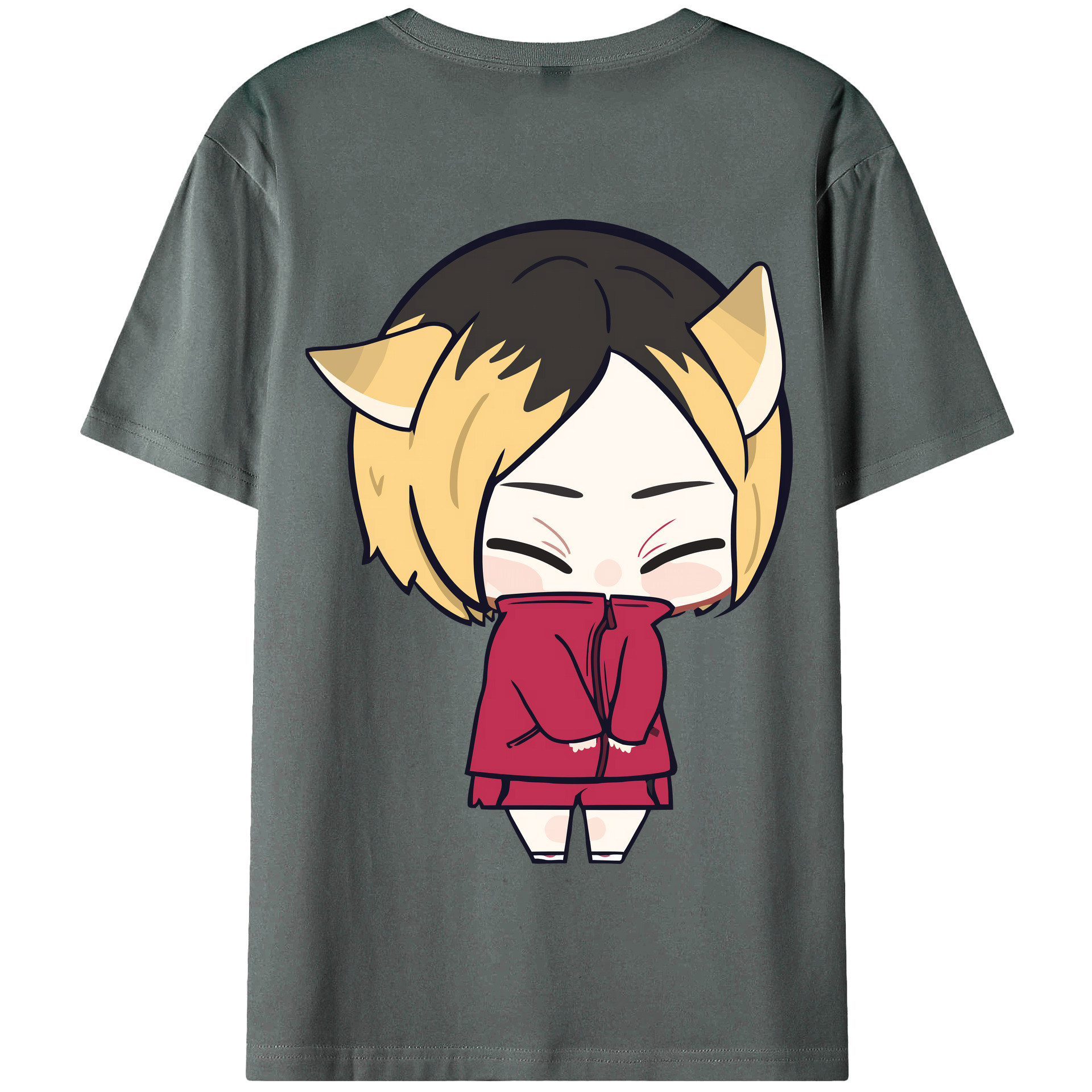 （画像用） ハイキュー!! Haikyu!! 綿100％半袖Tシャツ（背面プリント）